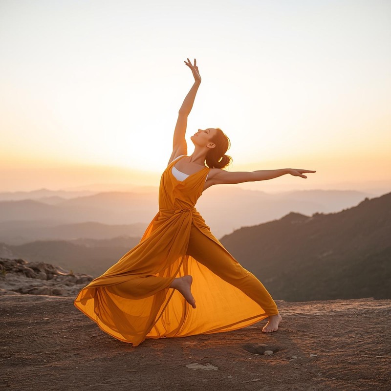 Séance de yoga danse